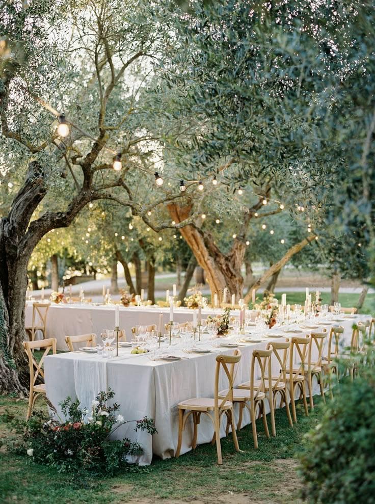 Wedding Dinner Setup